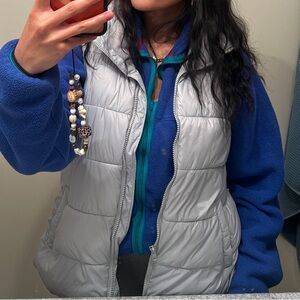 Baby Blue/Periwinkle Light Puffer Vest 🦋🥣 XS-L
